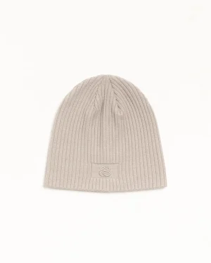 ステューシー SS リブド グレー スカルキャップ