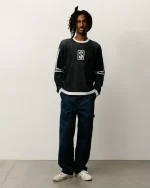 ステューシー アルパイン ブラック セーター-2