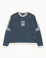 ステューシー アルパインブルー セーター