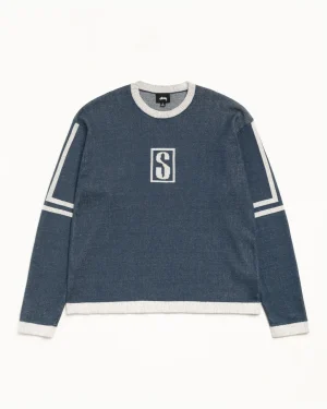 ステューシー アルパインブルー セーター