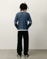ステューシー アルパインブルー セーター-6