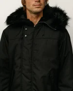 ステューシー アルファ ウィンターパーカー ブラックジャケット-5