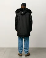 ステューシー アルファ ウィンターパーカー ブラックジャケット-6