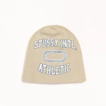 ステューシー インターナショナル アスレチック カーキ スカルキャップ