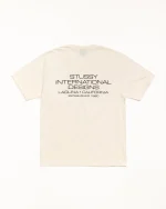 ステューシー インターナショナルデザインズ Tシャツ ピグメントダイ ナチュラル
