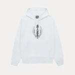 ステューシー ウェス ウィングス アッシュ ヘザー フード