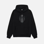 ステューシー ウェス ウィングス ブラック フード