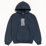 ステューシー オーセンティックギア ネイビー パーカー