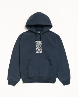 ステューシー オーセンティックギア ネイビー パーカー