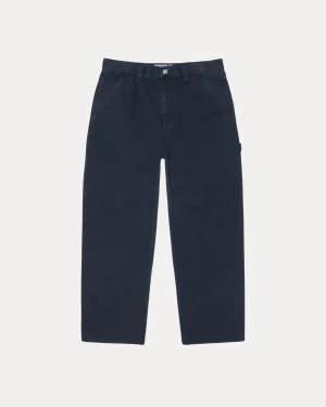 ステューシー カーペンター キャンバス ネイビー パンツ