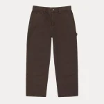 ステューシー カーペンター キャンバス ブラウン パンツ