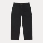 ステューシー カーペンター キャンバス ブラック パンツ