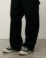 ステューシー カーペンター キャンバス ブラック パンツ-4