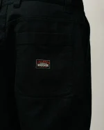 ステューシー カーペンター キャンバス ブラック パンツ-6