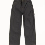 ステューシー カーペンター ローデニム インディゴパンツ