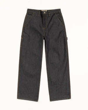 ステューシー カーペンター ローデニム インディゴパンツ