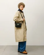 ステューシー キャンバス ウォッシュド ブラック ポーチ-2