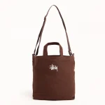 ステューシー キャンバス クロスボディ ブラウンバッグ