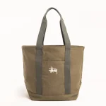 ステューシー キャンバス マーケットグリーン トート