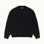 ステューシー コットン シェニール ブラック セーター