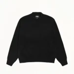 ステューシー サーフマン メリノコットン ブラック セーター