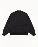 ステューシー サーマル裏地付きフリース ボンバー ブラック ジャケット-2