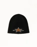 ステューシー シェニール ブラック スカルキャップ