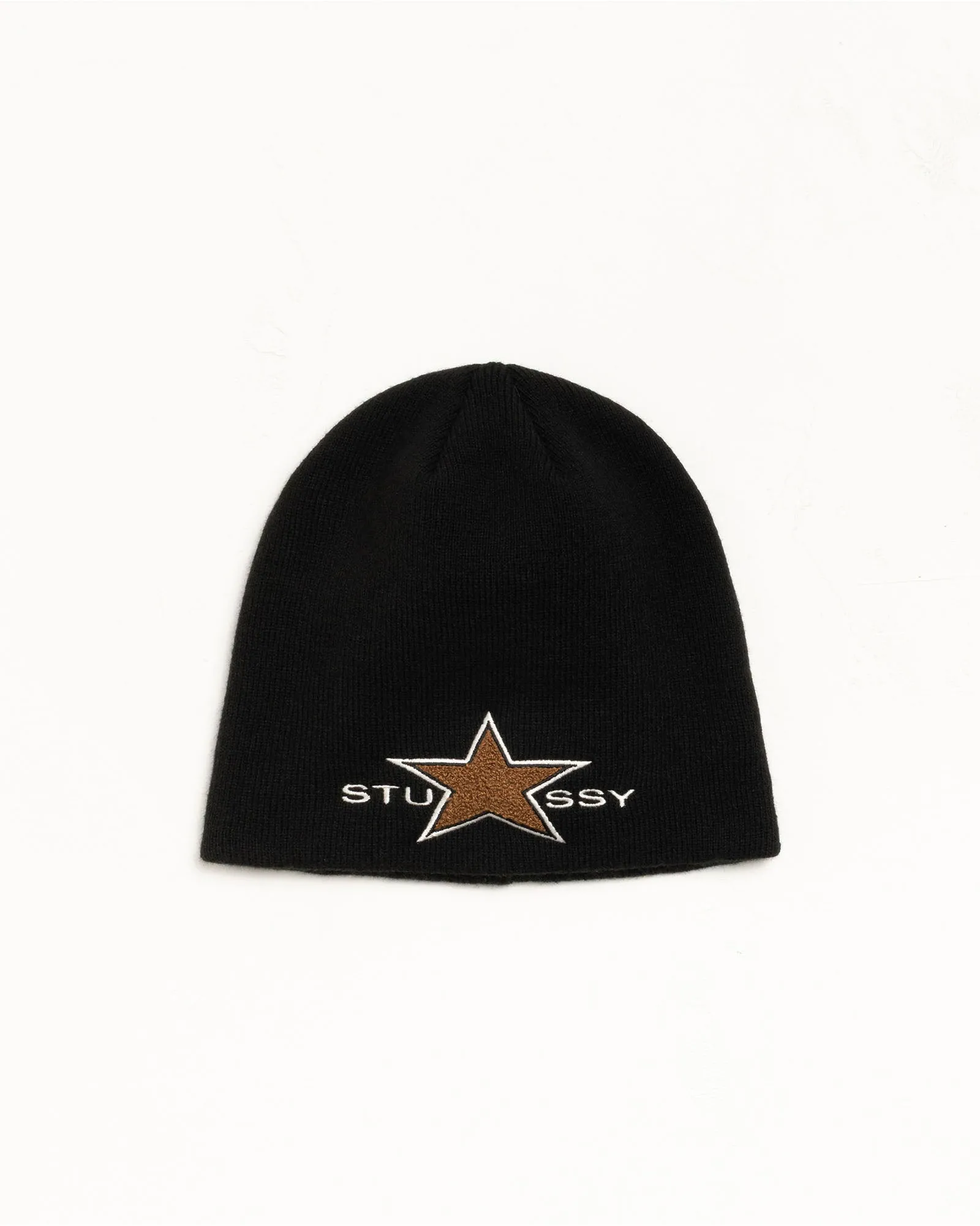 ステューシー シェニール ブラック スカルキャップ ステューシー シェニール ブラック スカルキャップ