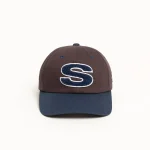 ステューシー シェニールS ロープロ ダークブラウン キャップ