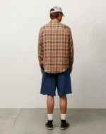 ステューシー ジャージー ネイビー ショートパンツ-3