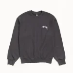 ステューシー スケートスタック フェードブラック クルー