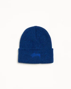 ステューシー ストックカフ マールドブルー ビーニー