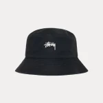 ステューシー ストックバケット ブラックハット