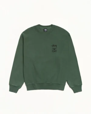 ステューシー ストックリンク ピグメントダイ クルー