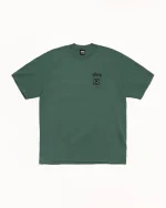 ステューシー ストックリンク ピグメントダイ パインTシャツ-1