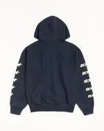 ステューシー スピードウェイ ネイビー ジップ パーカー-1