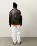 ステューシー スリムデニム ホワイトジーンズ-5