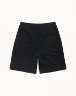 ステューシー ダブルレイヤー ジャージー ブラック ショートパンツ-1