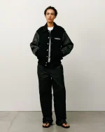 ステューシー チノ ブラック トラウザー-3