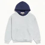 ステューシー ツートン グレー ヘザー パーカー