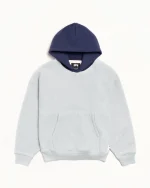 ステューシー ツートン グレー ヘザー パーカー