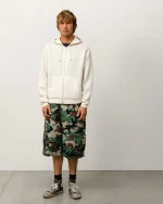 ステューシー テクスチャード ボーン ジップ パーカー-5