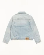 ステューシー デニム トラッカー ライトウォッシュ ジャケット-2