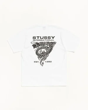 ステューシー ドラゴンTシャツ ホワイト