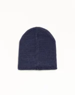 ステューシー ニット バーリー S ネイビー スカルキャップ-1