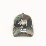 ステューシー ニューエラ 9twenty ベーシック ウッドランド カモ トラッカー