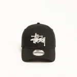 ステューシー ニューエラ 9twenty ベーシック ストラップバック ブラック