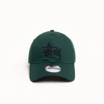 ステューシー ニューエラ 9twenty ベーシック フォレストグリーン ストラップバック