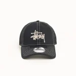 ステューシー ニューエラ 9twenty ベーシック ブラック ストラップバック