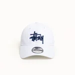 ステューシー ニューエラ 9twenty ベーシック ホワイト ストラップバック